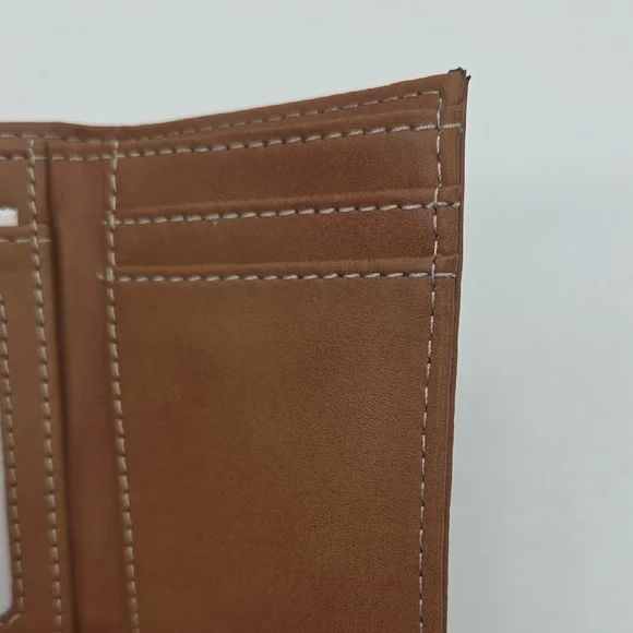 Tan Leather Wallet Los Angeles Lakers New - Picture 10 of 16